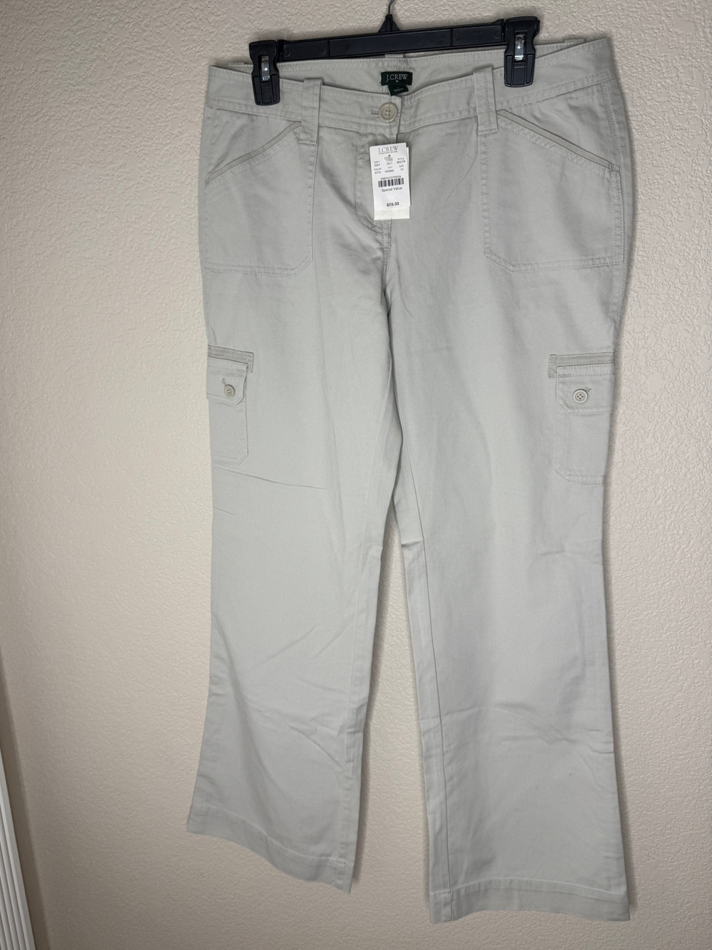 J.Crew City Fit Cargo Pants Women’s Size 10 New with Tags